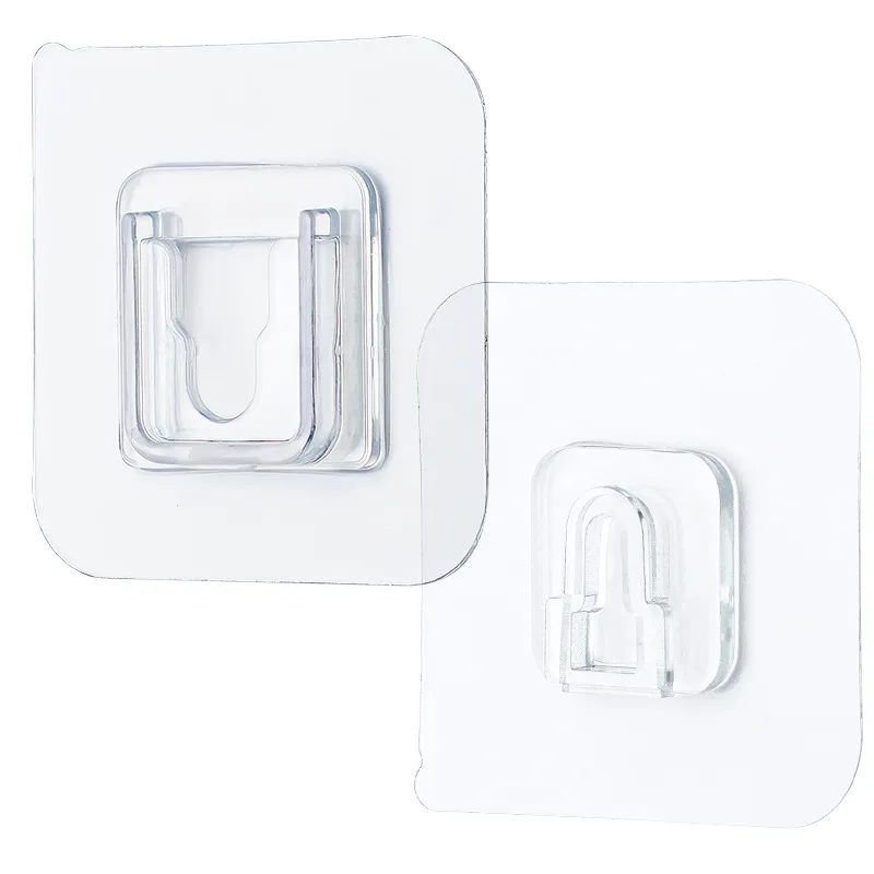 

0.5mm thickness Double-Sided Adhesive Waterproof Oil-proof Transparent Socket outlet frame hook Wall Hooks for Socket