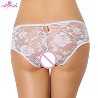 

Wholesale open crotch sexy transparent ladies lace women's panties