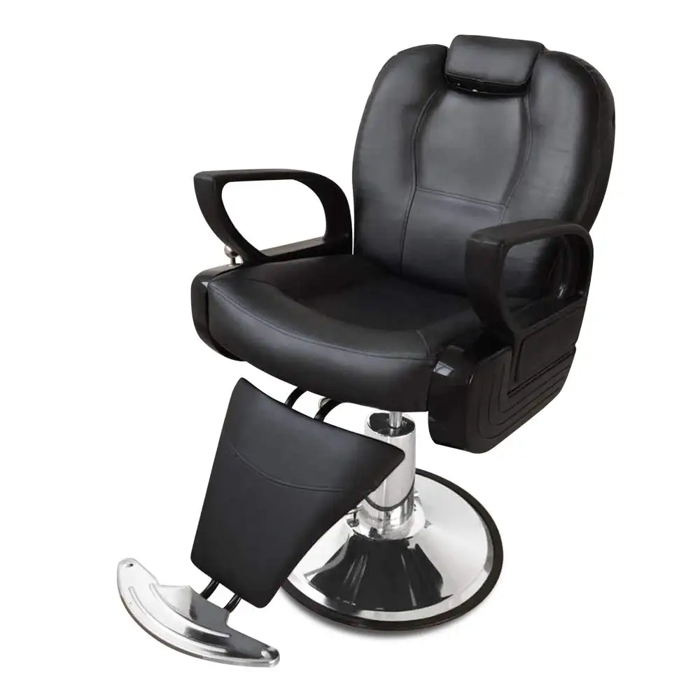 

Free shipping for UK Heavy Duty Barber Hydraulic Recline Chair Swivel Adjustable Hairdressing Chair Tattoo Salon Equipment, Black