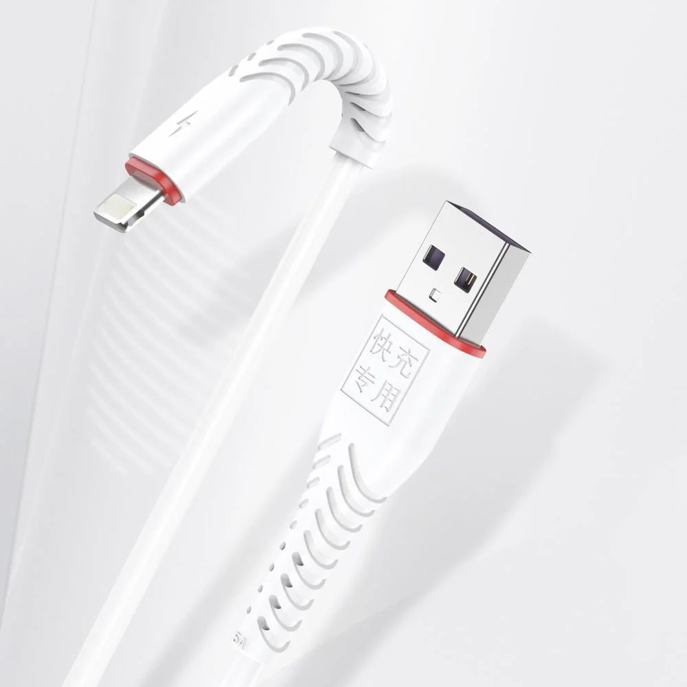 

New 5A Micro USB Cable Charger Phone USB Cable With Box Packing Fast Charge Cable, White,black