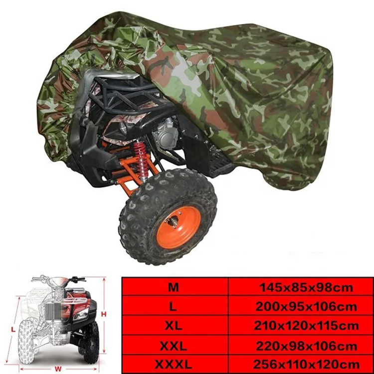 Camouflage XXXL ATV 4 Wheeler Storage Cover For Suzuki Polaris Sportsman 500 600 