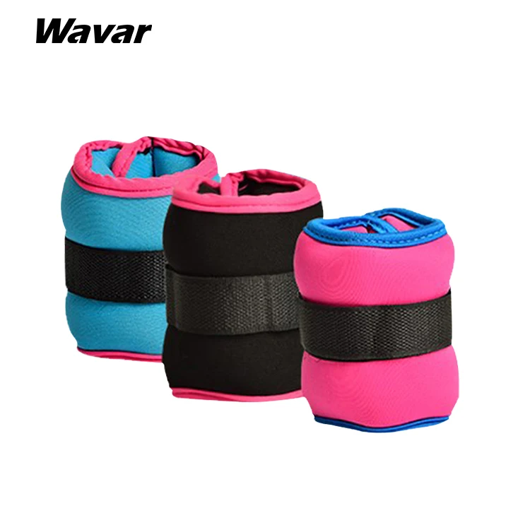 

Hand Fabric Ankle Weights Gym Fitness Exercise Black Pink Free Weights, Customized color