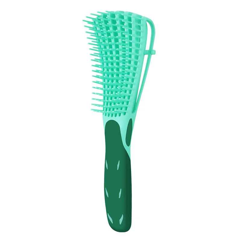 

Detangling Brush for Black Natural Hair Curly Hair Afro Massage comb fluffy Octopus hair brush, Customized color