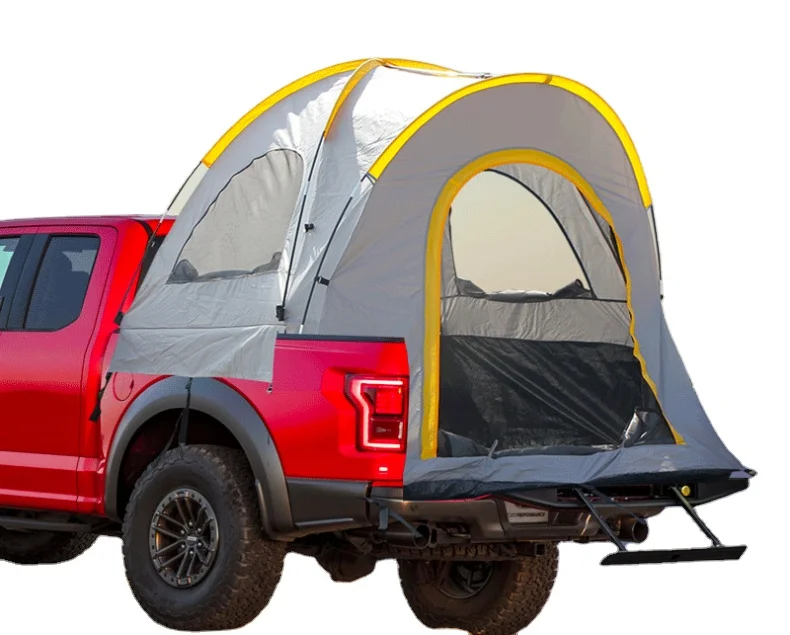 

2020 Hot Sale Full Size Truck Bed Tents Pick Up Car roof top tents for Outdoor Camping, Gray+orange or customized