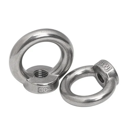 

6mm M12 A2 A2-70 A2-80 A4 A4-70 A4-80 stainless steel din582 lifting eye rigging nut