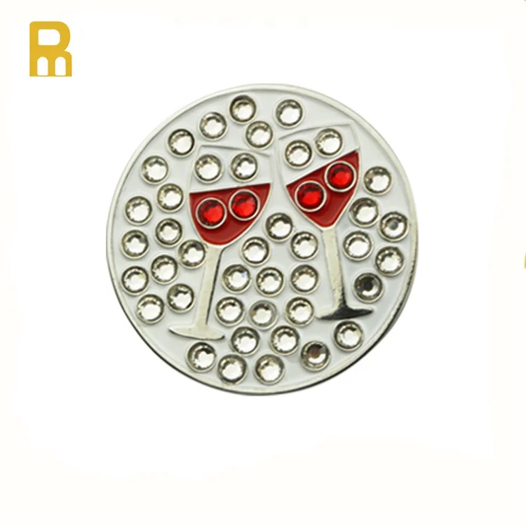 

Hot selling product golf colorful stone ball marker