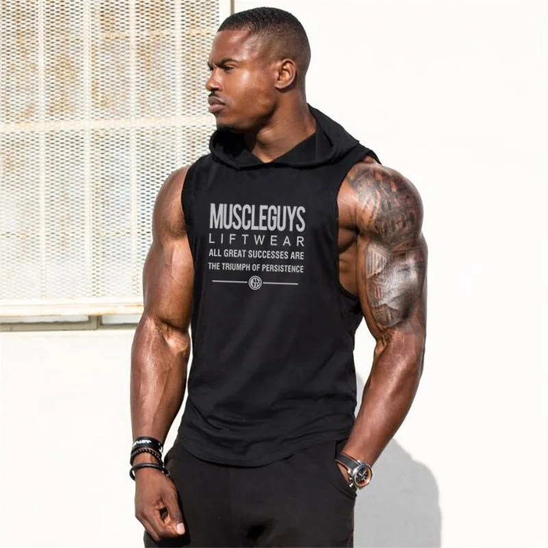 

Men boy's Sleeveless Hoodie vest gym Hooded Sweatshirt printing Logo Vest Sweatshirts hoodies for man