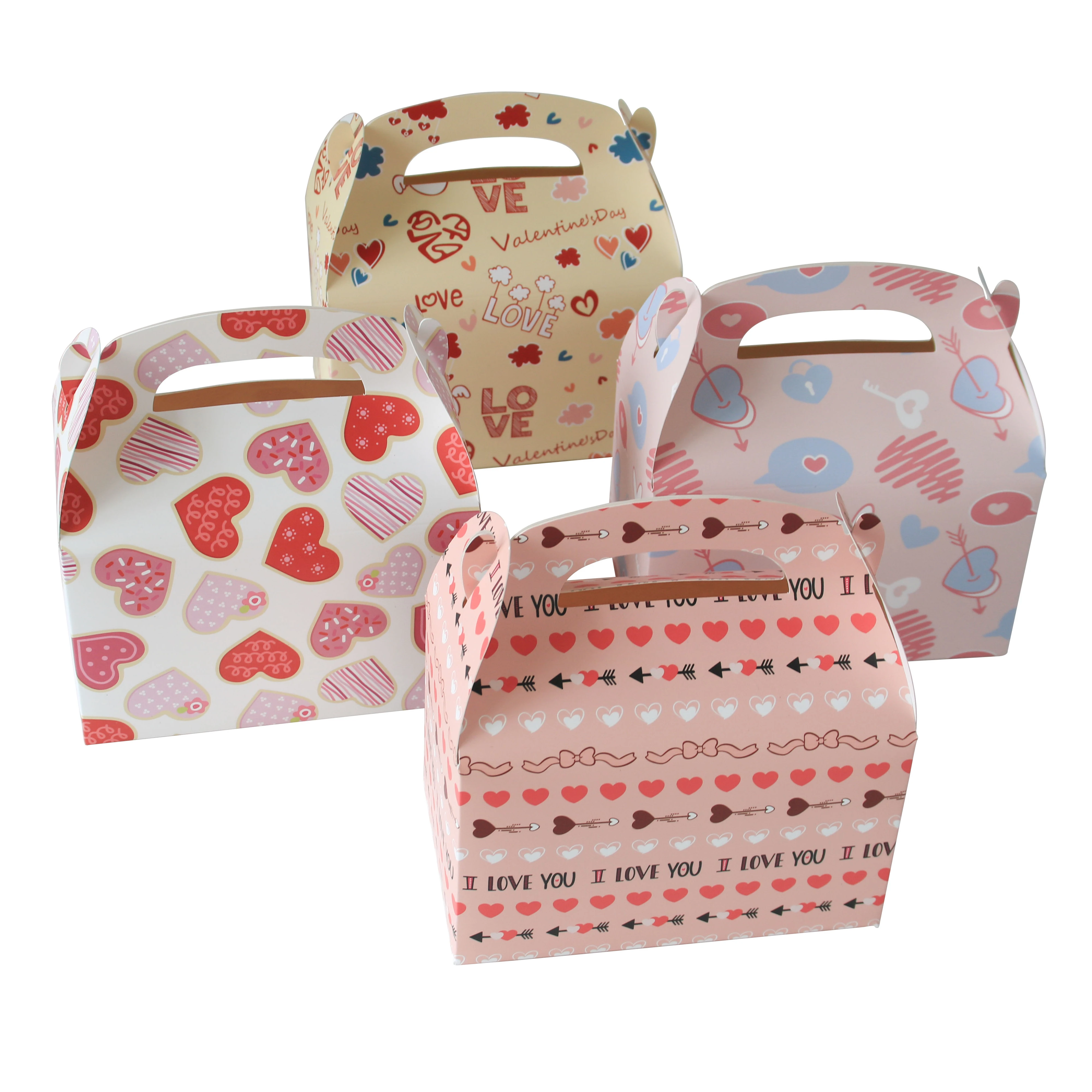 

Valentine's Day Treat Paper Gift Box Goodie Container Candy box Wedding Birthday Party Favor boxes