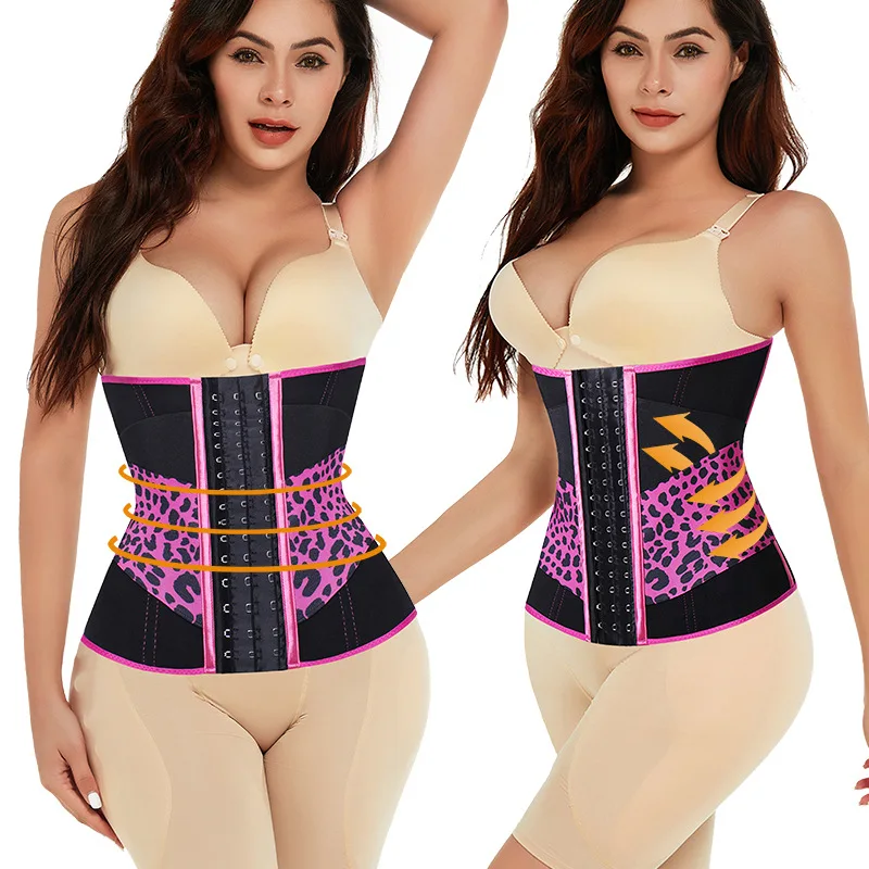 

New design shapewear bodysuit custom logo Sauna loose weight Wholesale Colombian Neoprene Corset Body Shaper Waist Trainer, Customized color