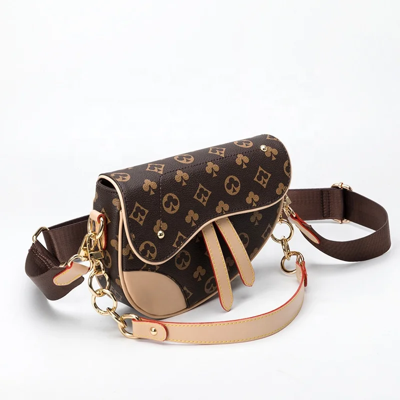 

2021 Design Brand Popular Sell Well Chains Brand Shoulder Bags High Quality Leather Woman Handbags, Picture