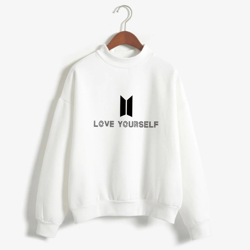 

Best Selling BTS Love Yourself Hoodies Hip Hop Printed Sweatshirts Korean Jimin Sweater Jacket Pullover BTS hoodies