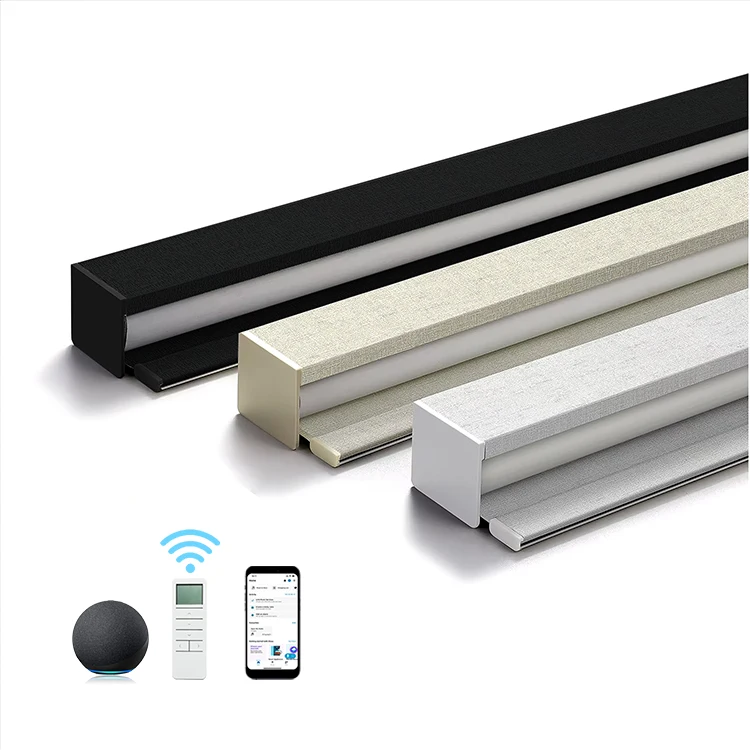 Smart Control Electric Double Layer Windows Blinds Electric Custom Window Zebra Roller Shades Curtains Built-in Everyday Use