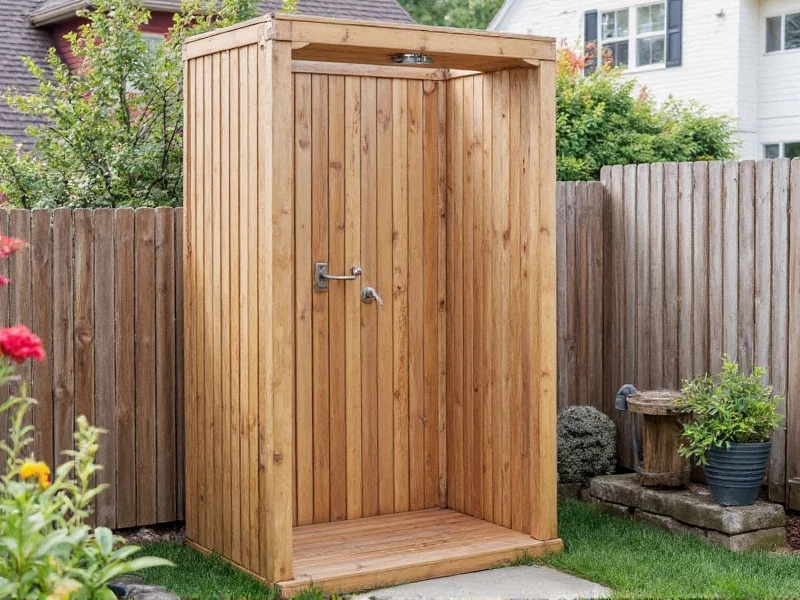 DIY Outdoor Shower: Build Guide Under $500
