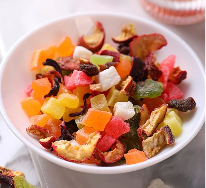 New crop dried fruits mixed for tea peach apple blue berry flavor fruits tea - 4uTea | 4uTea.com