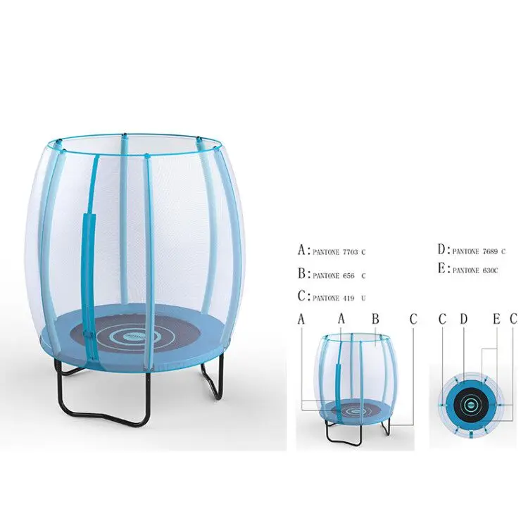 

Newest Design Jumping Indoor Mini Trampolines Lantern Shape Trampoline, Customized color