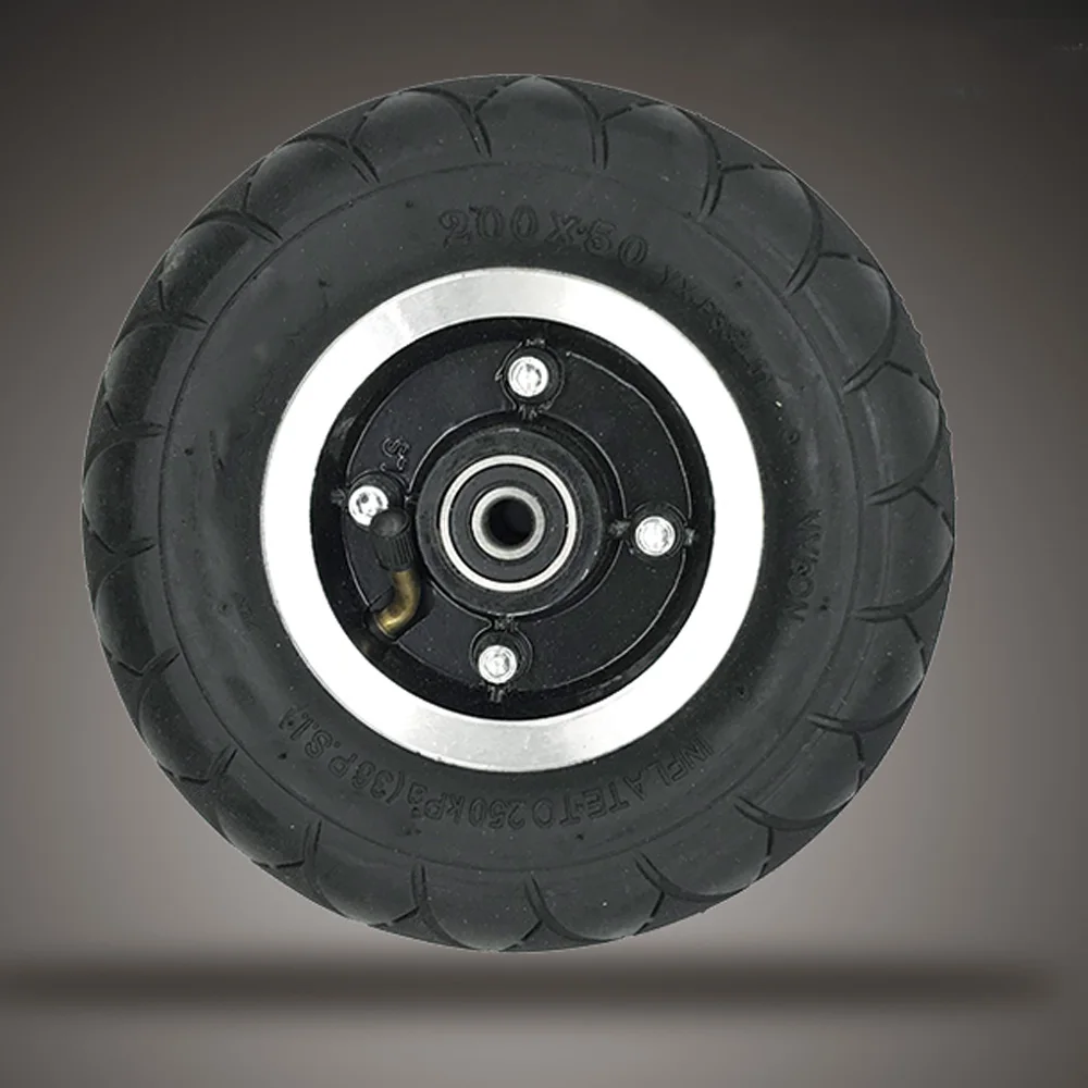 8 Inch Electric Scooter Front Wheel Tyre 200x50 With Hub Tire For E
