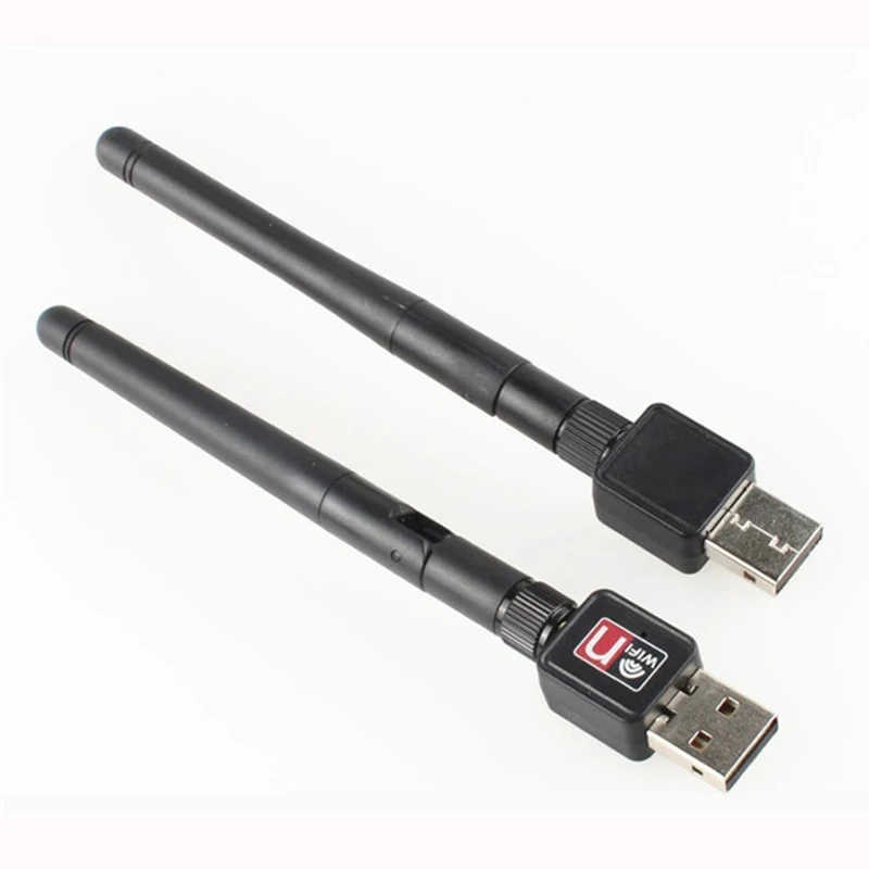 

Wireless USB WiFi Adapter 600Mbps wifi Antenna Network Card 2.4 5Ghz usb Lan Ethernet Receiver, Black