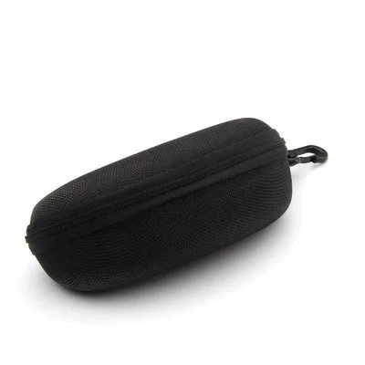 

Extra Large Black Sunglasses Case Fashion Zipper Case Firmly Hooked Glasses Case Portable EVA Sunglasses Box Wholesale