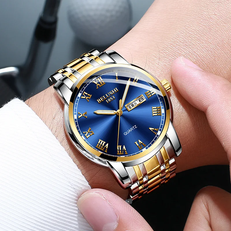 

Hot Sales Casual Watches Men Stainless Steel Wristwatch