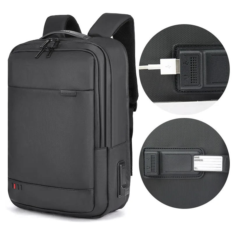 

2020 Arctic Hunter Backpack for Men 15.6 inch Laptop Backpack Best Waterproof Backpack Rucksack, Pu coating blcak,two tone 600d black,grid black