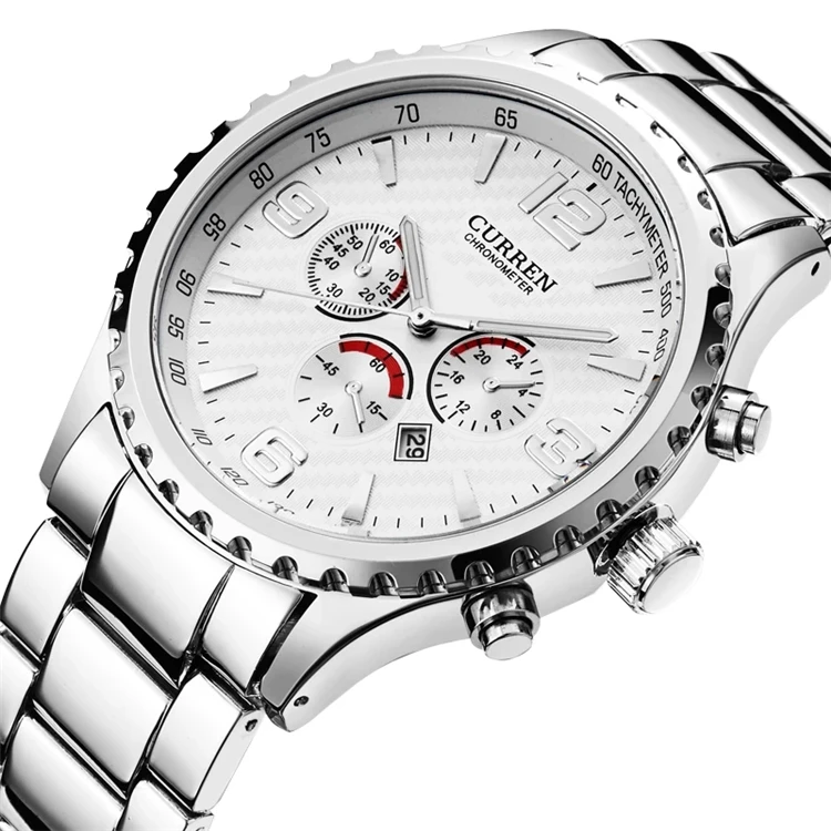 

Original New CURREN Top Luxury Relogio Masculino Casual Brand Orologio Analog Date display Men Sport Reloj Military Quartz Watch