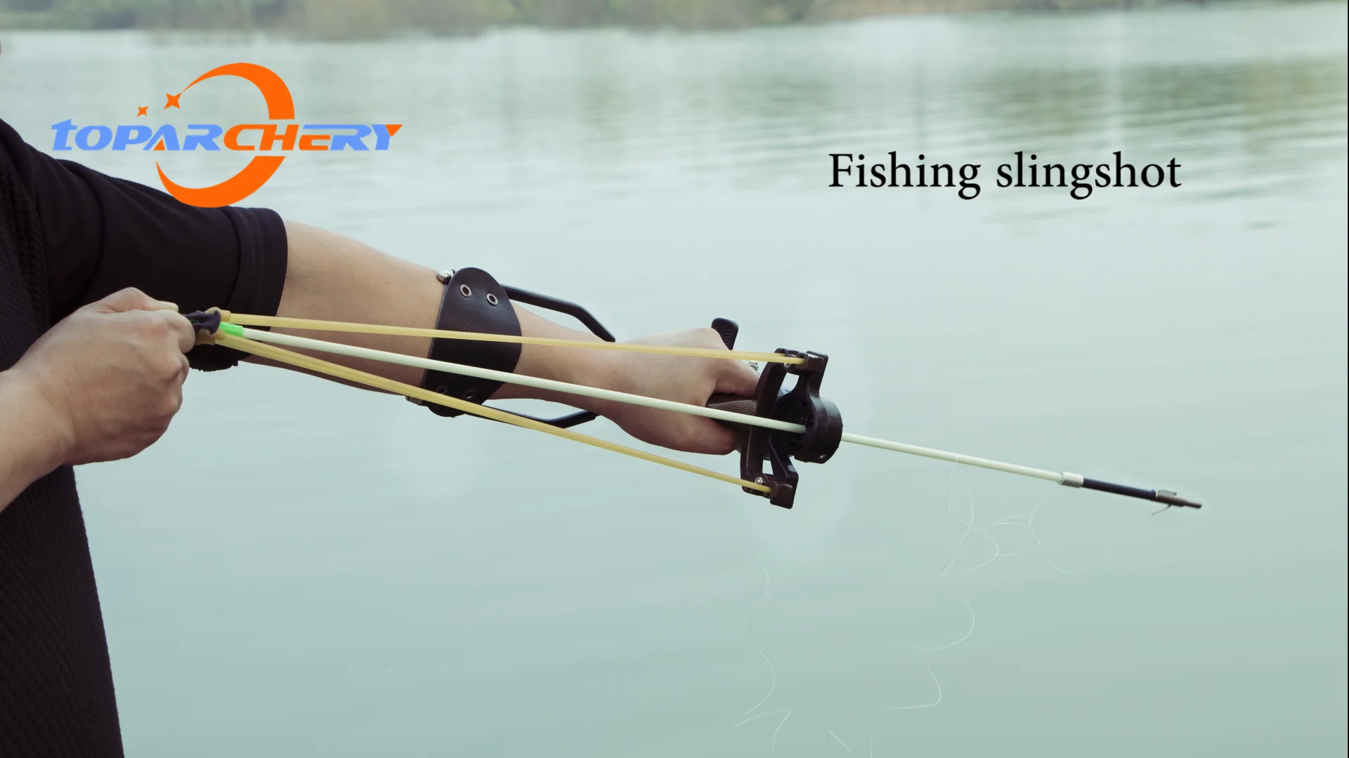 Powerful Aluminium Magnesium Alloy Fishing Shooting Slingshot Set