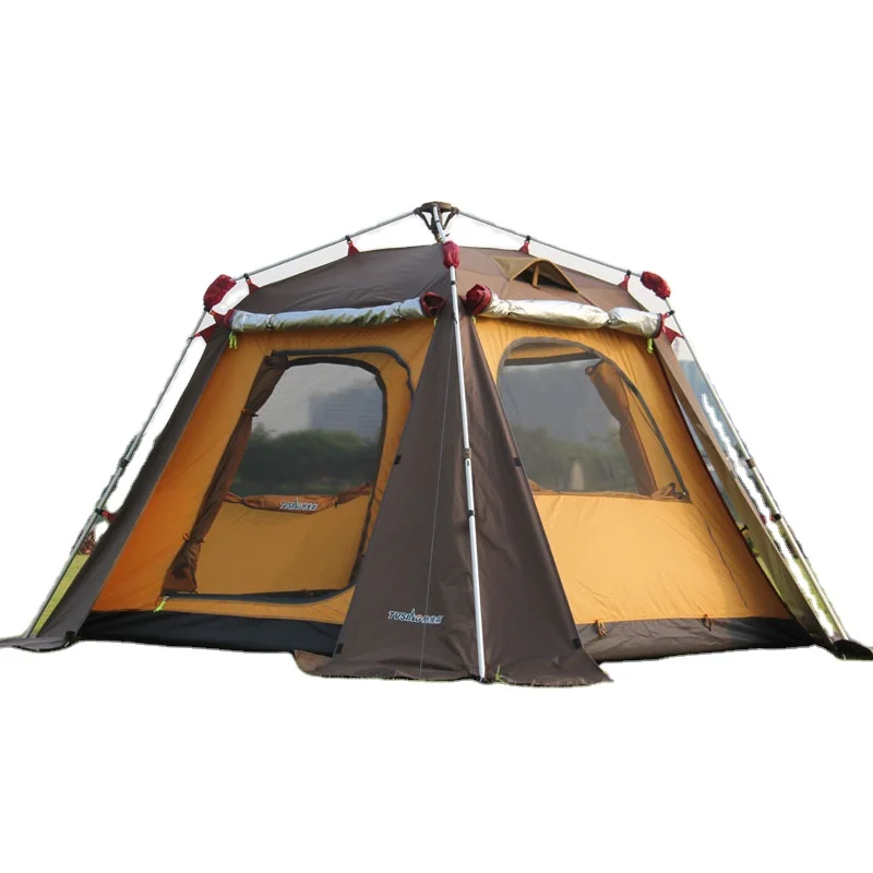 

3-5 person high quality aluminum pole automatic tents waterproof outerdoor camping tent beach tent