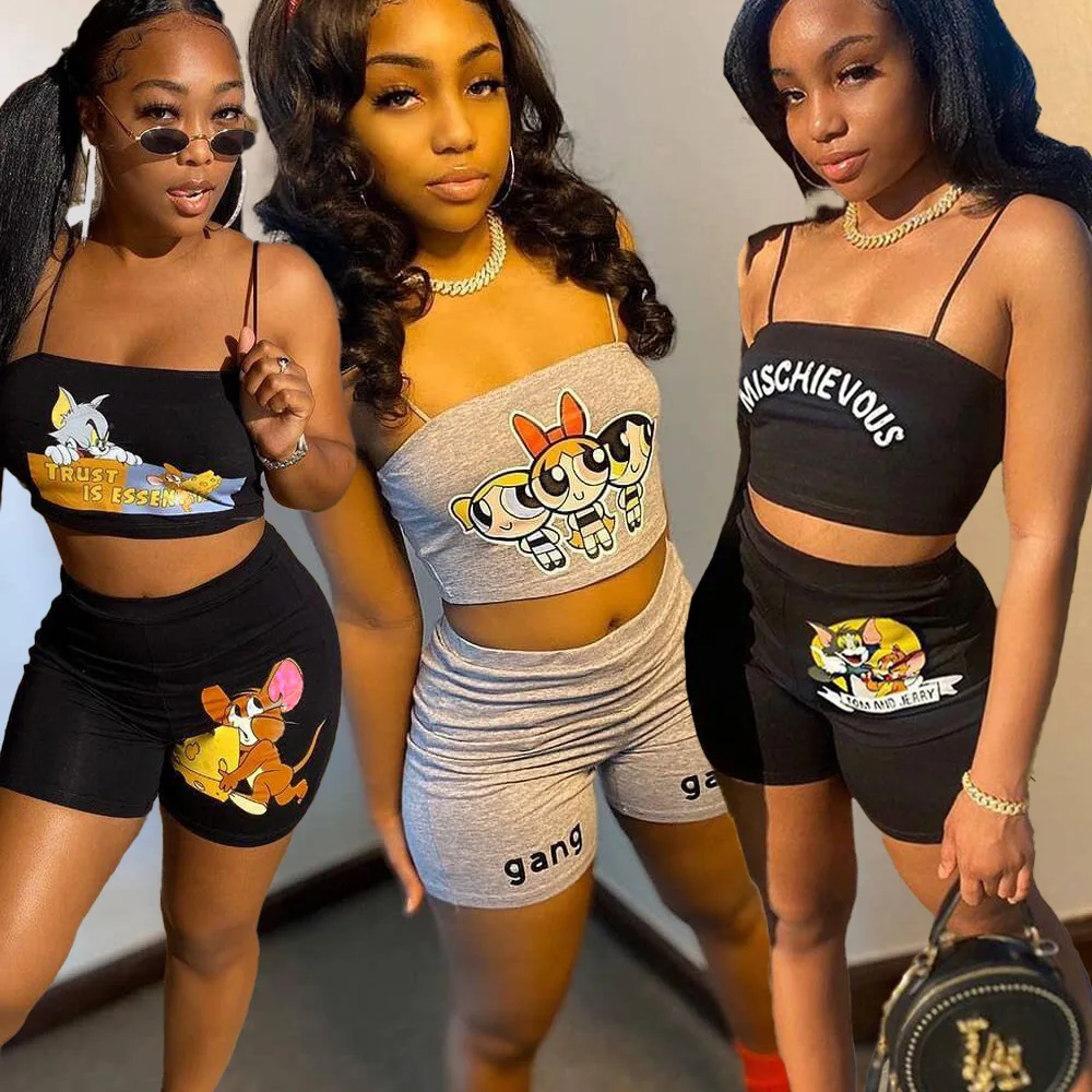 

Camisole Femme Underwear Gift Sets For Women Casual Wonen Short Sets Casual Two Piece Set Woman Clothing, Picture shown
