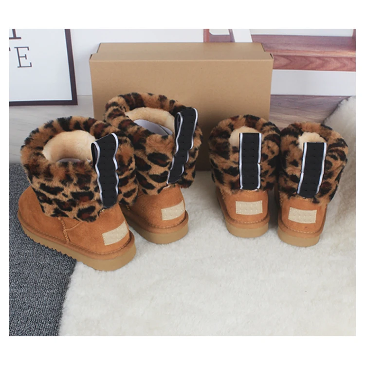 

1:1 Original Designer botte botas femininas platform kids boots kids fur boots boots for women