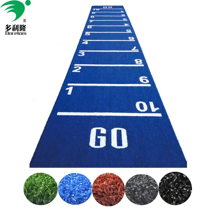 

OEM 2020 logo customized marked artificial grass for gym floor