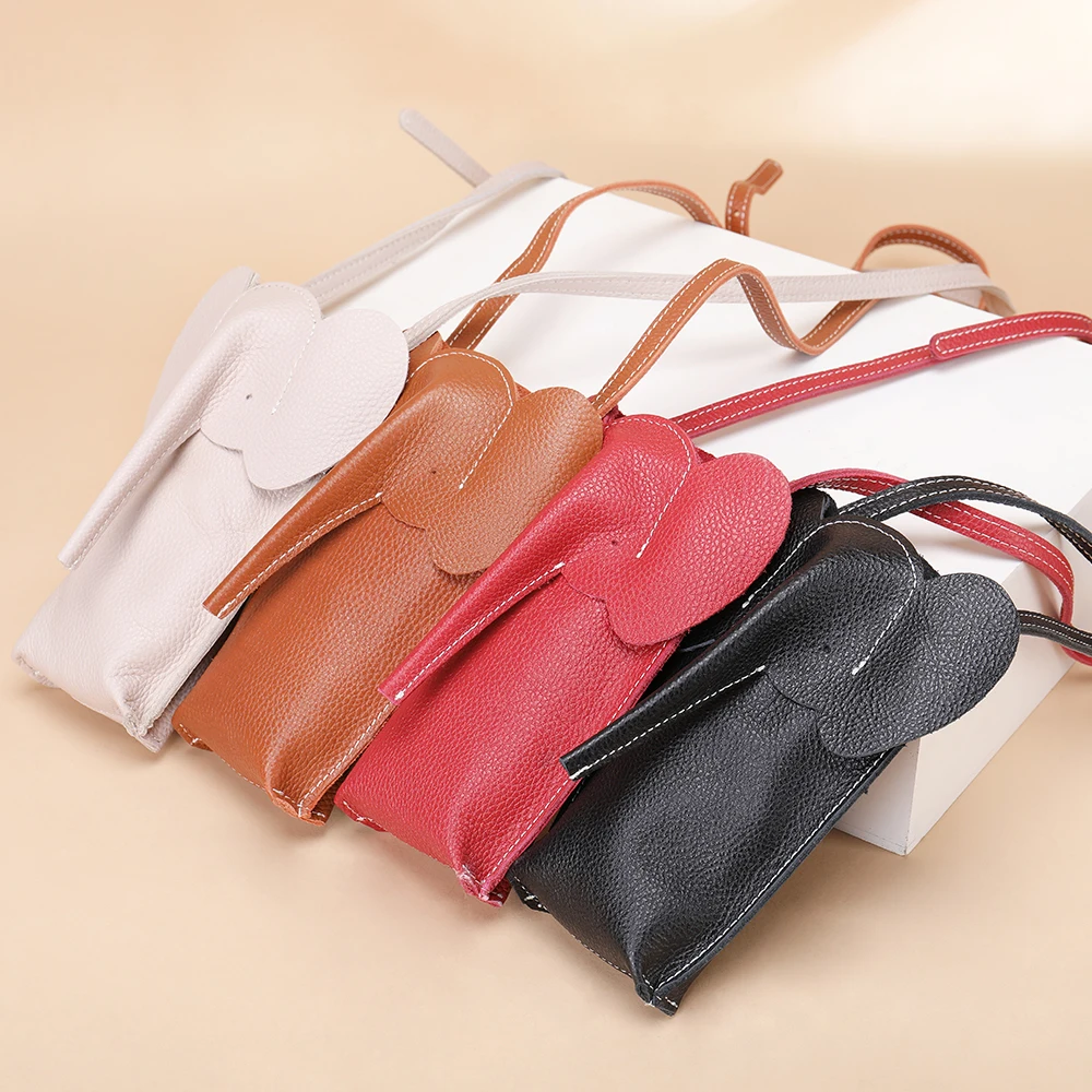 

Accept Custom Genuine cowhide Leather Womens Bag Shoulder CrossBody Mobile Phone Bags Girls Ladies Mini Phone Shoulder Bag 7669