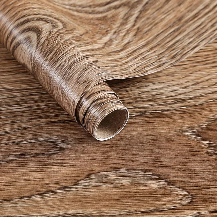 

40*200CM Wood Grain Self-Adhesive Furniture Film Pvc Waterproof Wallpaper