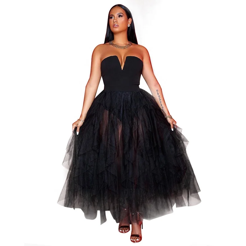 

RX-CX200 2021 Fashion black Appliqued Prom Dresses sweetheart lace party wear nightclub dress, As picture shows or customized color