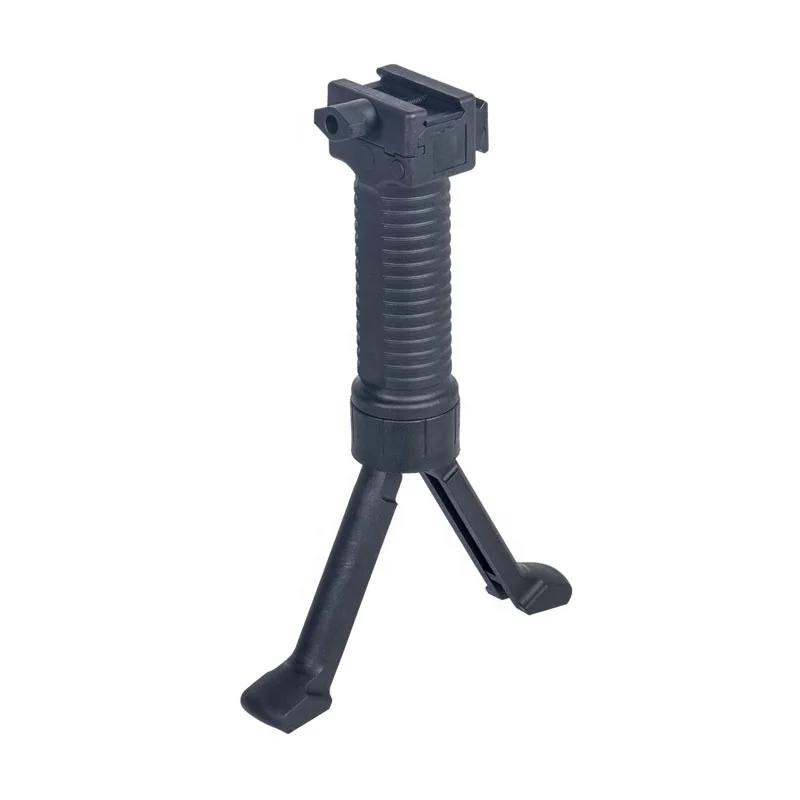 

MZJ Optics Tactical 20mm Picatinny Weaver Gun Rail System Vertical Tactical Grip With Retractable Bipod