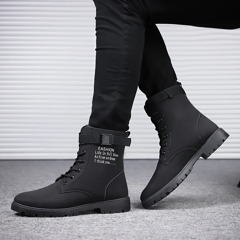 

England style Mens Genuine Leather Slip-on Ankle Boots Casual, Optional