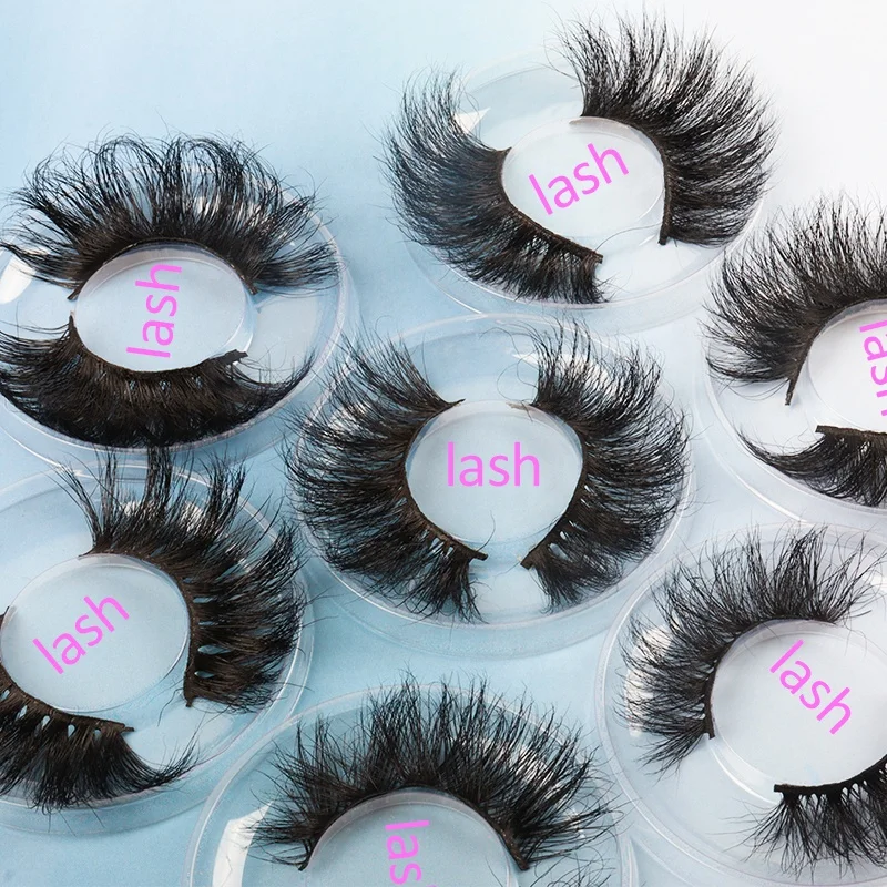 

Fluffy Mink Lashes 3d mink wholesale vendor 5d 25mm mink lashes custom lashbox packaging