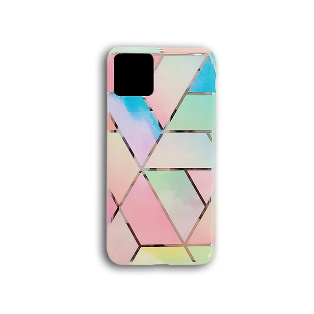 

For iphone 11 pro New colorful electroplating soft phone case TPU case