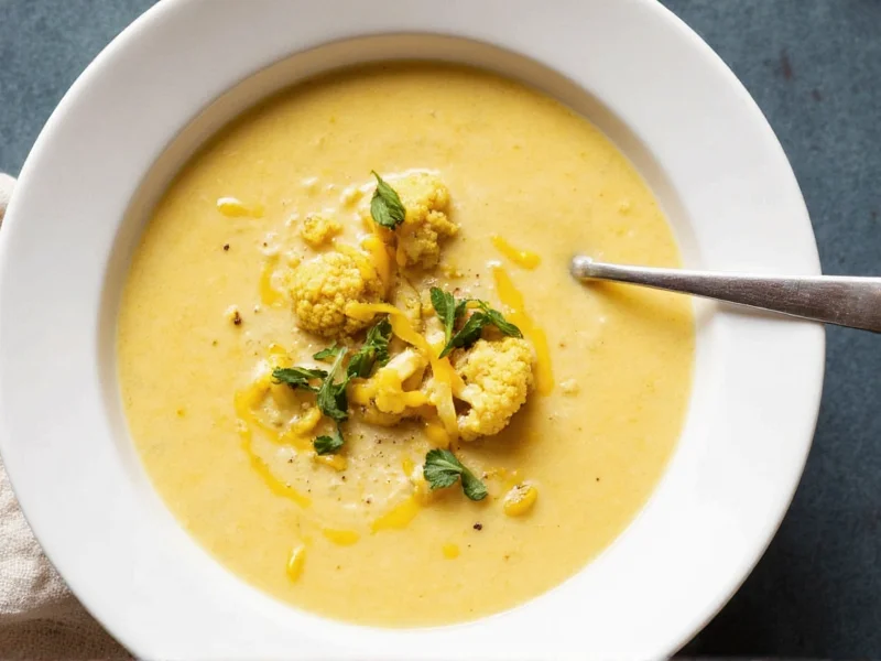 Perfect Cauliflower Cheddar Soup Recipe Guide