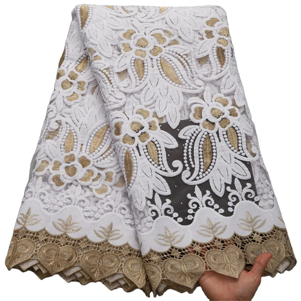 

2736 Free Shipping New Arrival Embroidery With Rhinestones African French Tulle Lace Fabric For Dress, Cupion