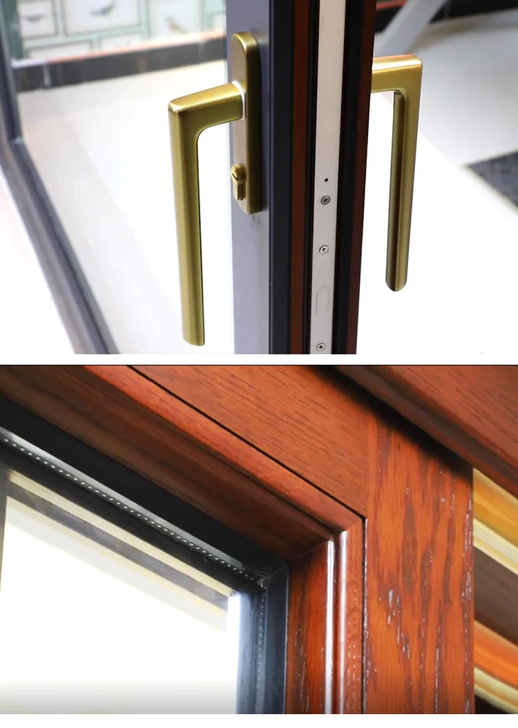 Doorwin Aluminium modern design thermal break good visual effects sliding door with 10 years warranty
