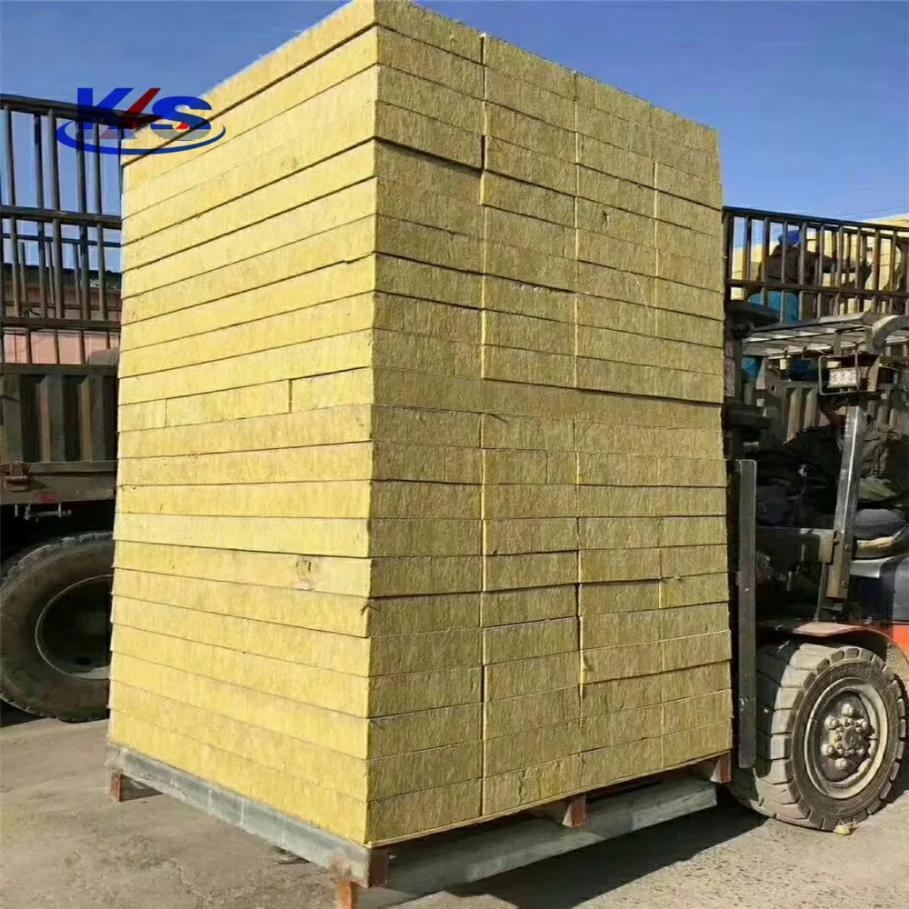
KRS High density acoustic thermal insulation rock wool cubes/board/panel 
