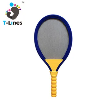Fabric sport game toys kids tennis racket with ball.jpg