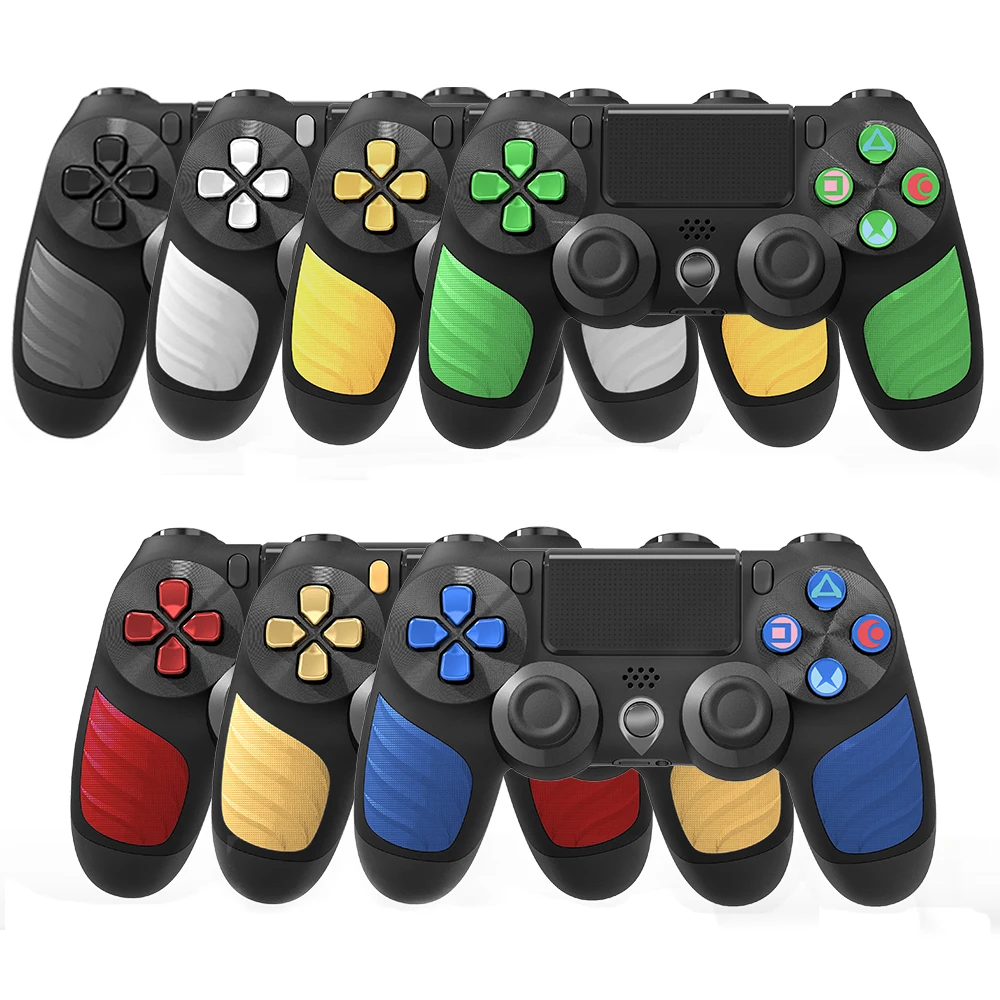 

Hot selling new style Dual Vibration Color button and blocks wireless game controller for ps4 joystick