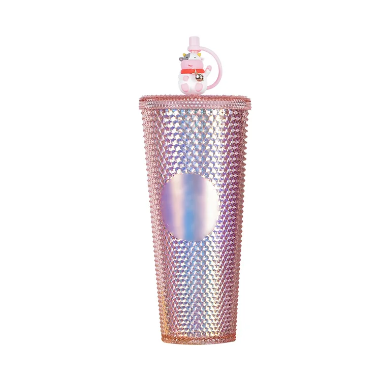 

Product To Selling In USA Glitter Insulated Plastic Acrylic Double Wall Cup Tumbler With Straw, Customized color acceptable