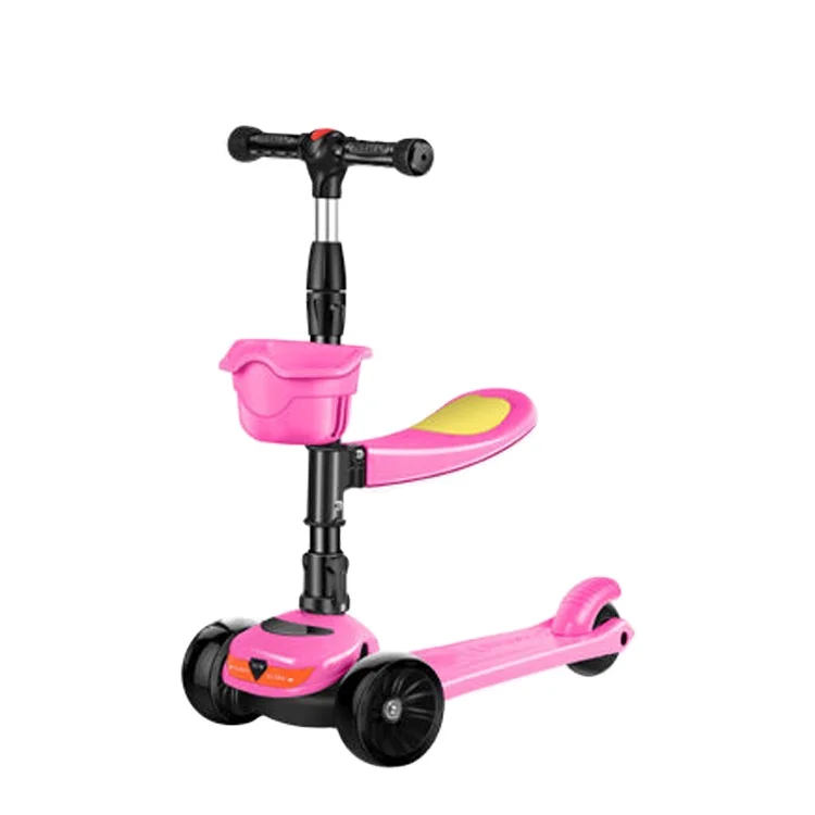 

Good Quality Cute Indoor Outdoor Play Toys Skyblue 3 Wheel Kick Scooters Foot Scooters Kids Scooter For Baby
