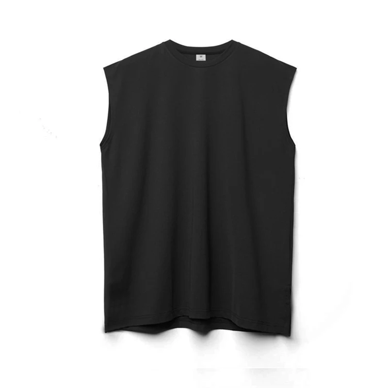 Mens Custom Loose Fashion Streetwear Causal Tank Tops Mesh Sports Basketball Sleeveless Vest Tops Cut off Sleeveless Singlets