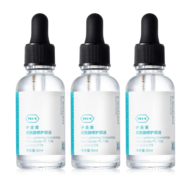 

Cosmeceuticals Brightening Lightening Firming skin DMAE Original 5% Niacinamide face serum whitening private label