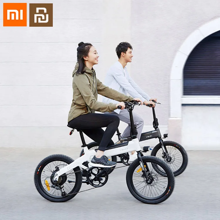 

Distributor For Xiaomi HIMO C20 Electric Bicycle 250W Motor Max 25km/h 10Ah Battery Hidden Inflator Pump Electric bike Himo c20, Gray,white