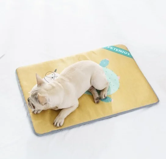

Newly Summer Pet Ice Silks Cooling Mat Breathable Mesh Double-side Usable Dog Cat Pet Bed
