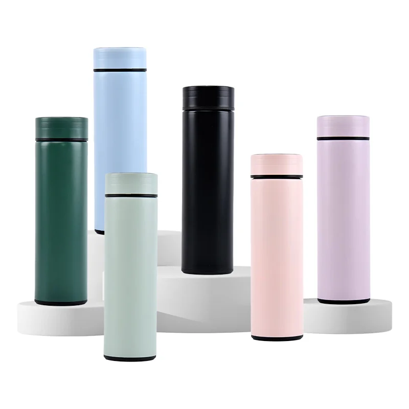 

Customized Color 500ml Intelligent Vacuum Water Bottle Led 304 316 Smart Coffee Mugs Cup vacuum cupping therapy thermos